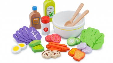 New Classic Toys – Salad Set 木製沙律套餐玩具 #10592