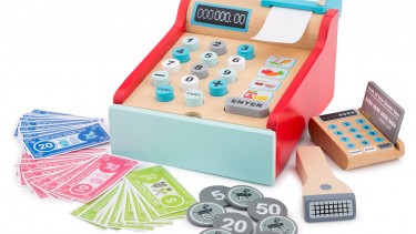 New Classic Toys – Cash Register 木製收銀機套裝玩具 #10650