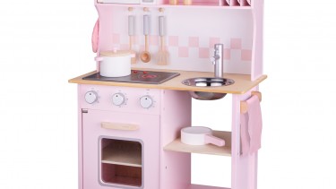New Classic Toys – 木製聲光粉紅色廚房系列套裝玩具 #11067