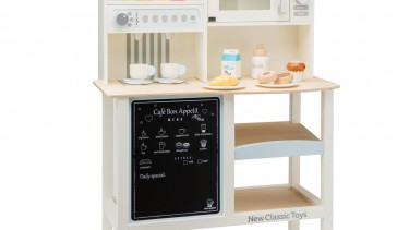 New Classic Toys – 木製咖啡機廚房系列套裝玩具 #11070