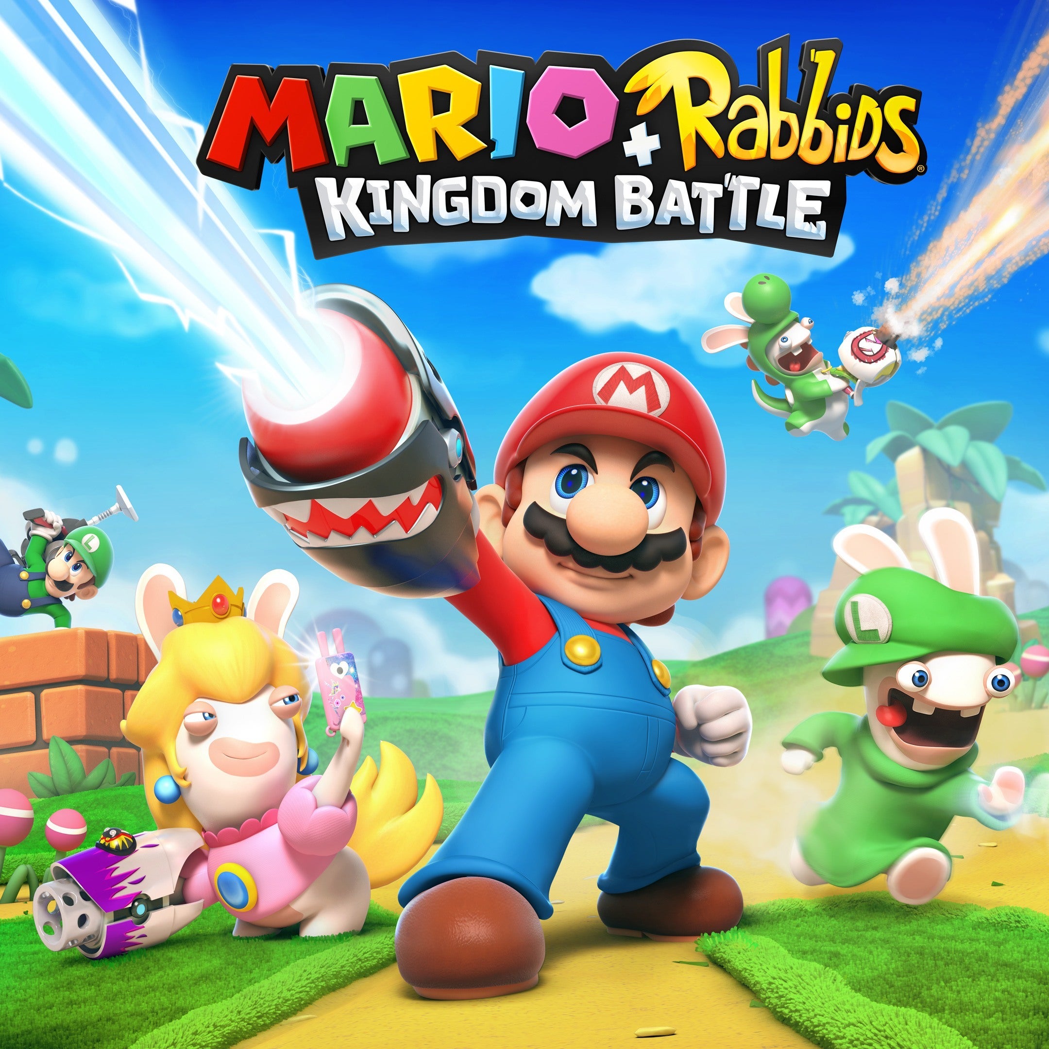 Nintendo Switch - Mario + Rabbids Kingdom Battle 瑪利歐+瘋狂兔子 王國之戰 (中英文版) 1