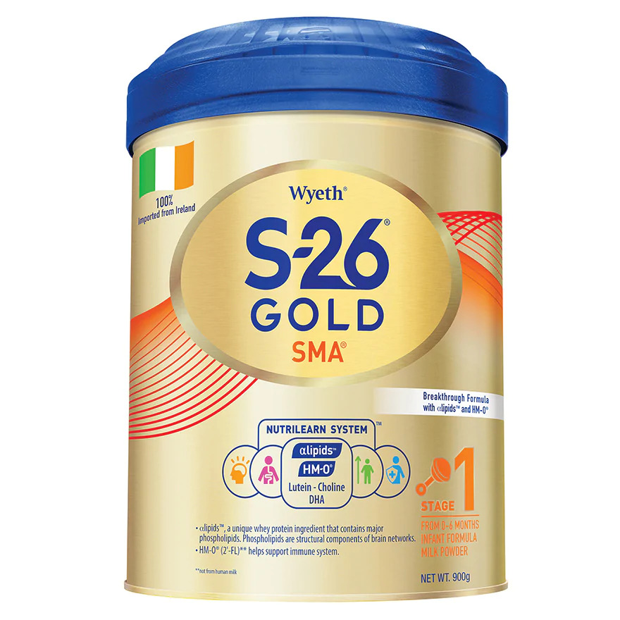 [香港行貨]惠氏 - S-26® GOLD 1號 (初生至6個月適用)(900g) 1