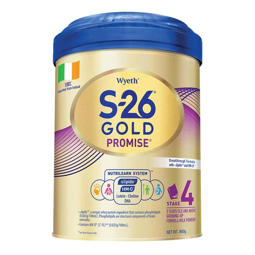 [香港行貨]惠氏 - S-26® GOLD 4號 (3歲及以上學兒適用)(900g) 1