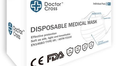 Doctor Cross™️ 三層外科手術成人口罩 （非獨立包裝 50個/盒）