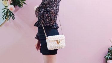 手作白色細手袋