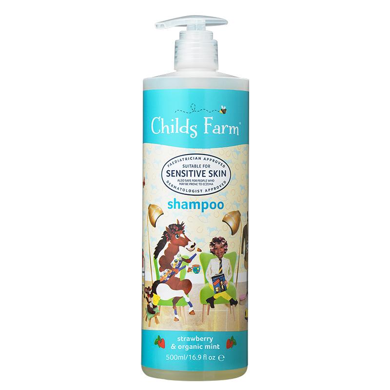 Childs Farm - 草莓和有機薄荷洗髮⽔ 500ml 1