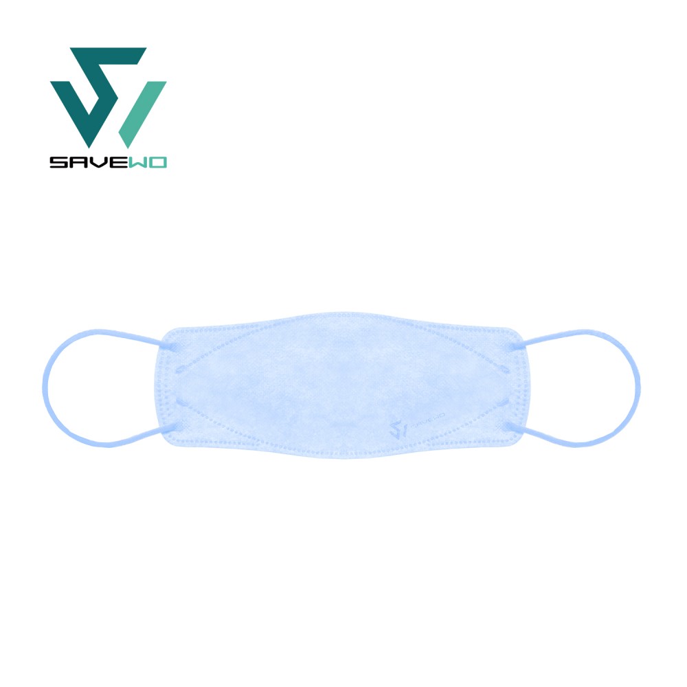 *標準碼* SAVEWO 3DMASK HANA COLLECTION 救世超立體口罩 花色系列 R-標準碼 藍雪花 (30片/盒 ，獨立包裝) 5