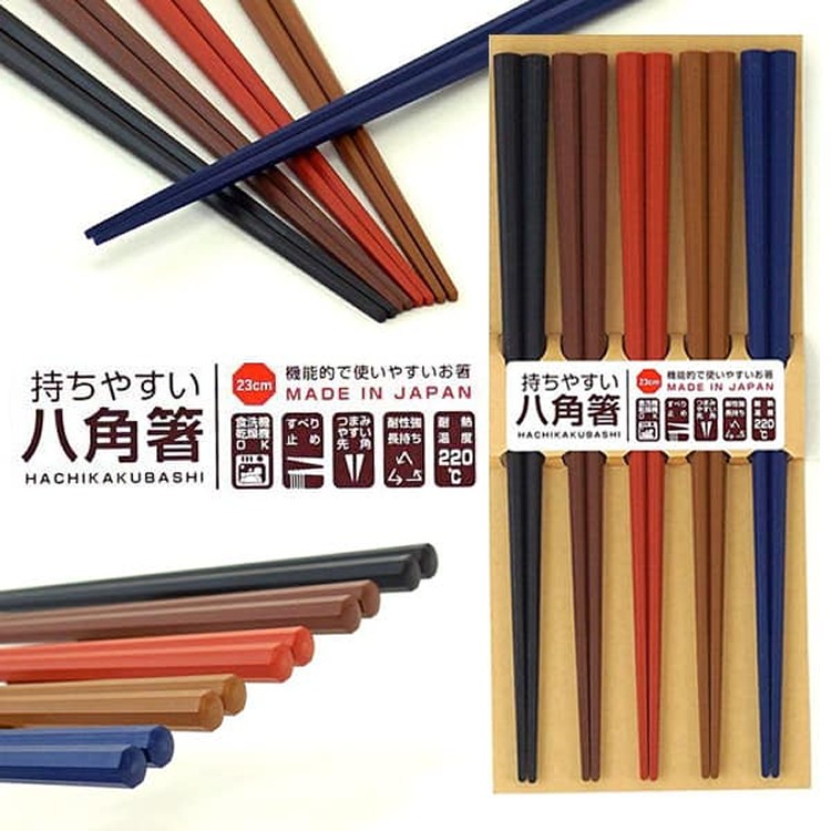 《預訂》【日本製】八角筷子（五雙入） 1