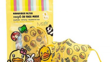 B.Duck幼童納米纖維HK96五層3D口罩