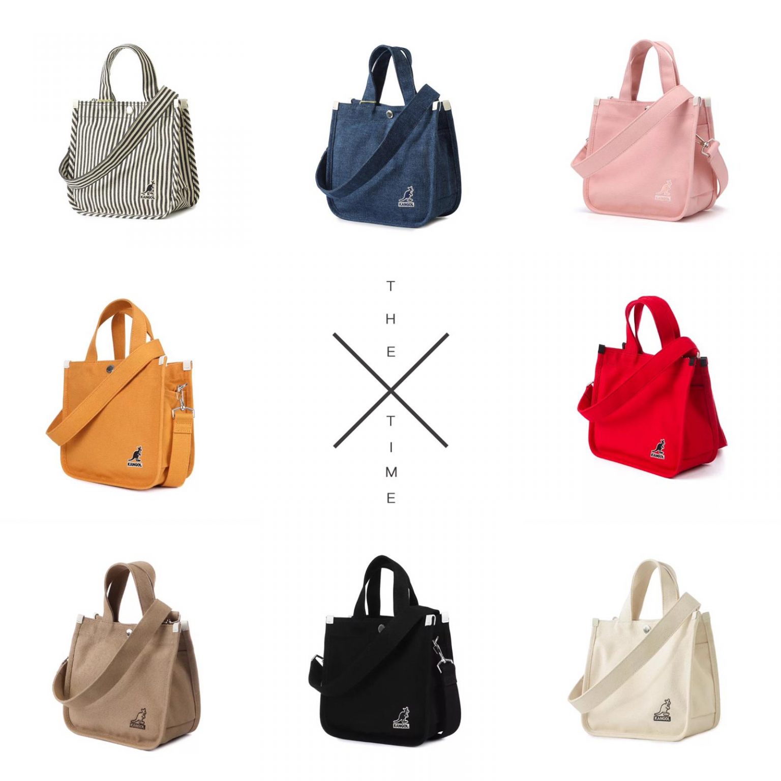 韓國 Kangol Canvas Mini Tote Bag Zmart