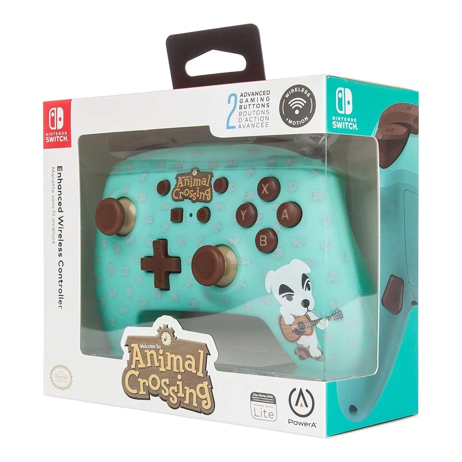 PowerA Enhanced Wireless Controller for Nintendo Switch - Animal Crossing: K.K. Slider 動物之森主題無線專業手掣 1