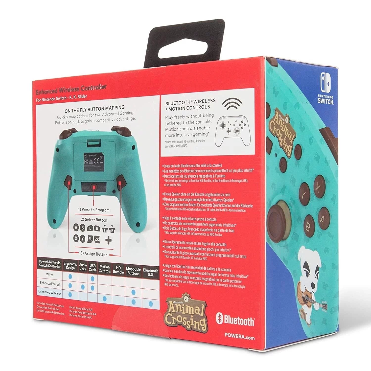 PowerA Enhanced Wireless Controller for Nintendo Switch - Animal Crossing: K.K. Slider 動物之森主題無線專業手掣 2