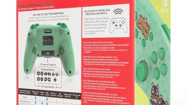 PowerA Enhanced Wireless Controller for Nintendo Switch – Animal Crossing: Timmy & Tommy Nook 動物之森主題無線專業手掣