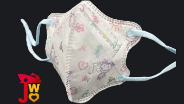 JWo WFN98 Butterfly-XS 幼兒至小童立體口罩-可愛BB (7 個裝)