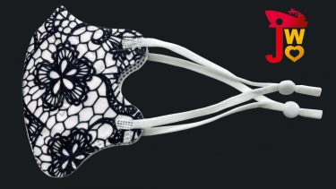 JWo WFN98 Butterfly-XS 幼兒至小童立體口罩-喱士花花 (7 個裝)