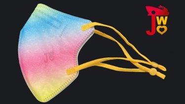 JWo WFN98 Butterfly-S 小童至中童立體口罩-幻彩BABY (7 個裝)