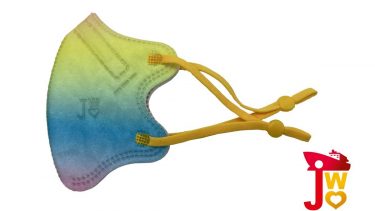 JWo WFN98 Butterfly-XS 幼兒至小童立體口罩-幻彩BABY (7 個裝)