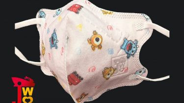 JWo WFN98 Butterfly-XS 幼兒至小童立體口罩-小怪獸 (7 個裝)