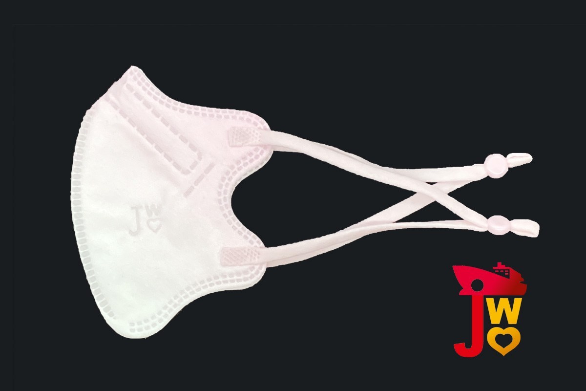JWo WFN98 Butterfly-XS 幼兒至小童立體口罩-漸變粉 (7 個裝) 3