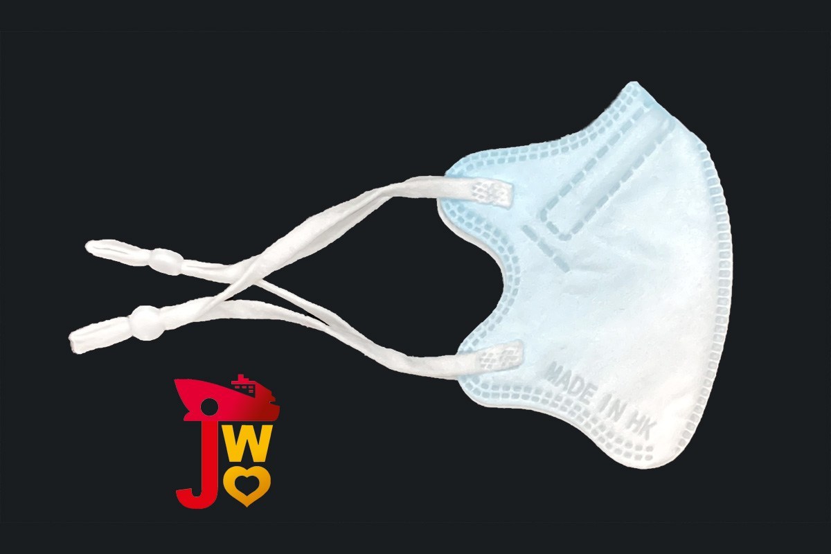 JWo WFN98 Butterfly-XS 幼兒至小童立體口罩-漸變藍 (7 個裝) 4