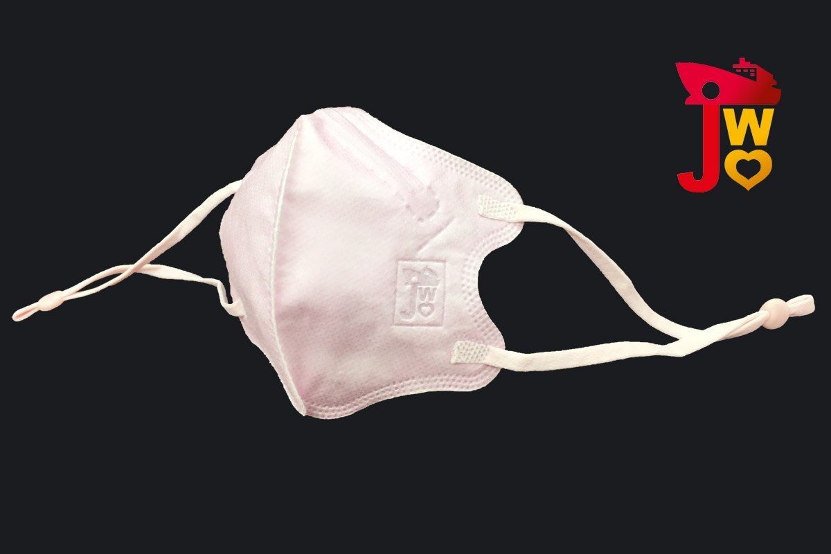 JWo WFN98 Butterfly-XS 幼兒至小童立體口罩 – 粉紅公主 (7 個裝) 2