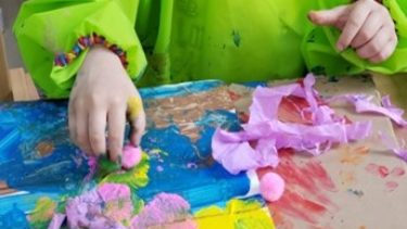 Texture Painting for Children