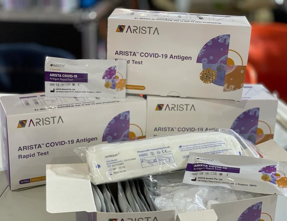 ARISTA 新冠狀病毒抗原快速測試棒 1套 1