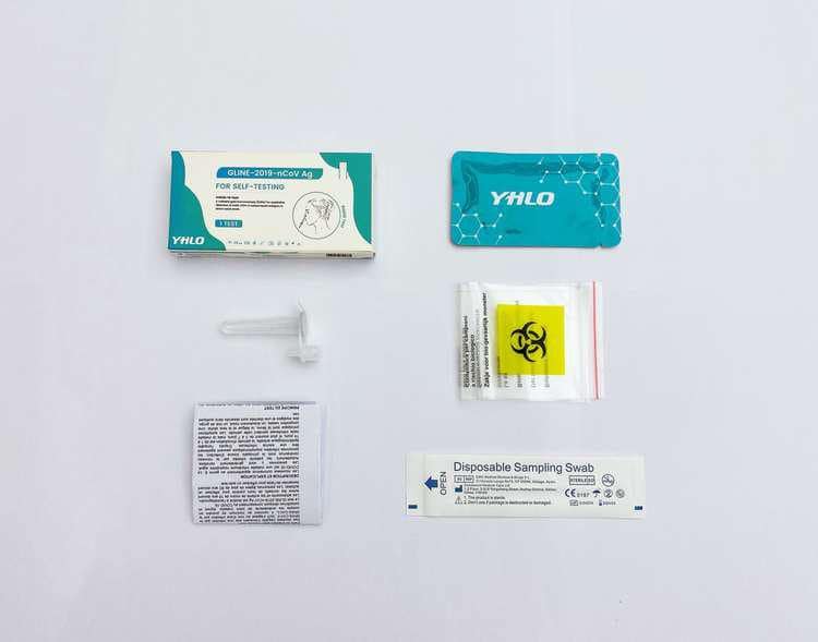 YHLO - 新冠病毒抗原快速測試套裝 (1盒5套) [COVID-19 家用快速測試 華大基因] 2