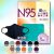 藍鷹牌 NP-3DBD 3D 5層醫用N95立體型口罩50片盒 (深海藍)